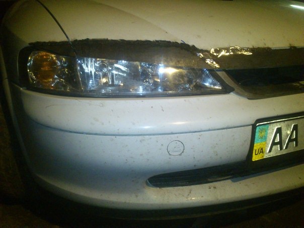 Ну вот появилось время, и я решился переделать капот) — Opel Vectra B ...