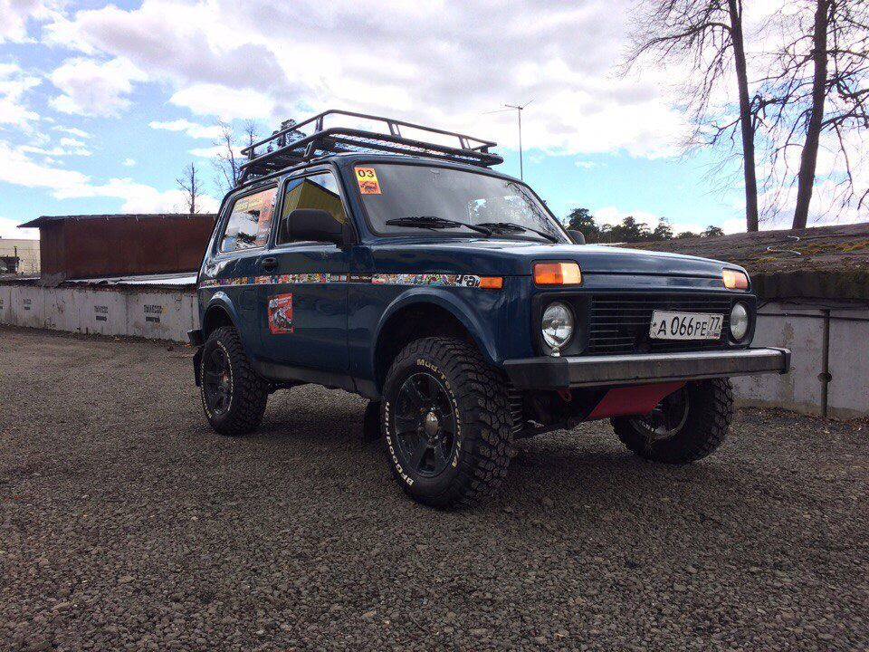 Как сделать ниву фото Установка пружин 2123 или 2 дня до Ниварулит - Lada 4x4 3D, 1,7 л, 2013 года сво