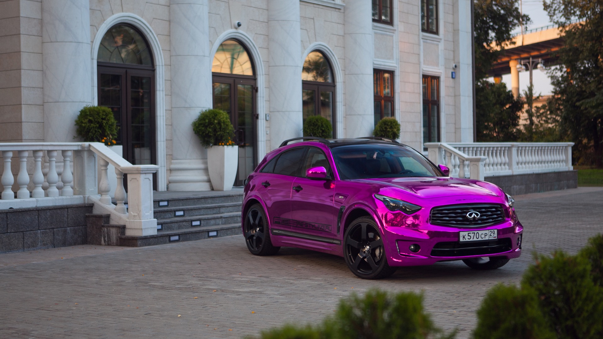 Infinity car Purple