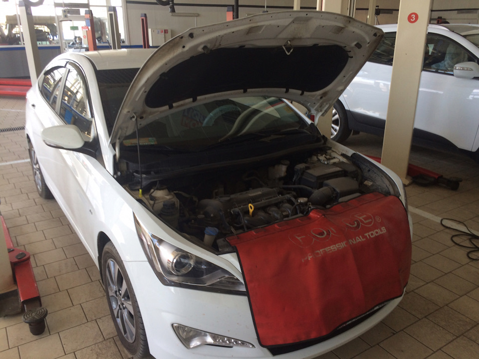 ТО-1 Сура-Моторс в г.Пенза — Hyundai Solaris (1G), 1,6 л, 2016 года ...