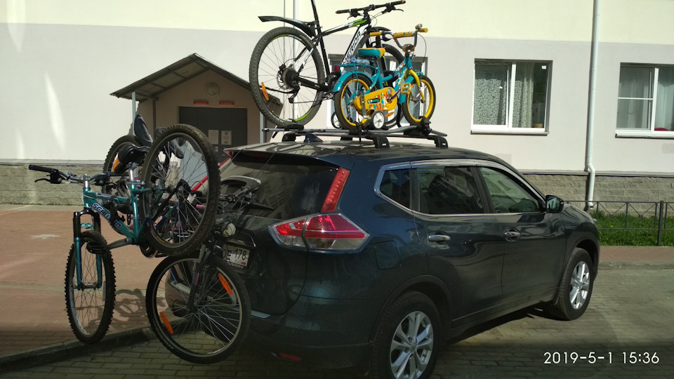 bike rack for nissan x trail 2017