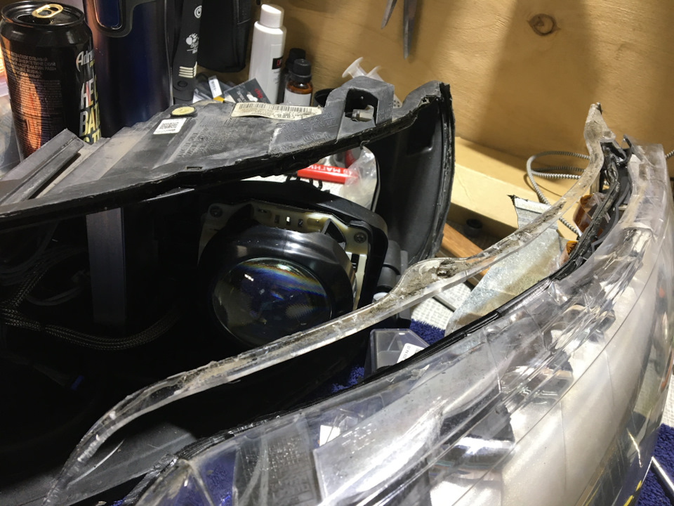 Восстановление фар после дтп и ранее проделанных ремонтов. — Сообщество ...