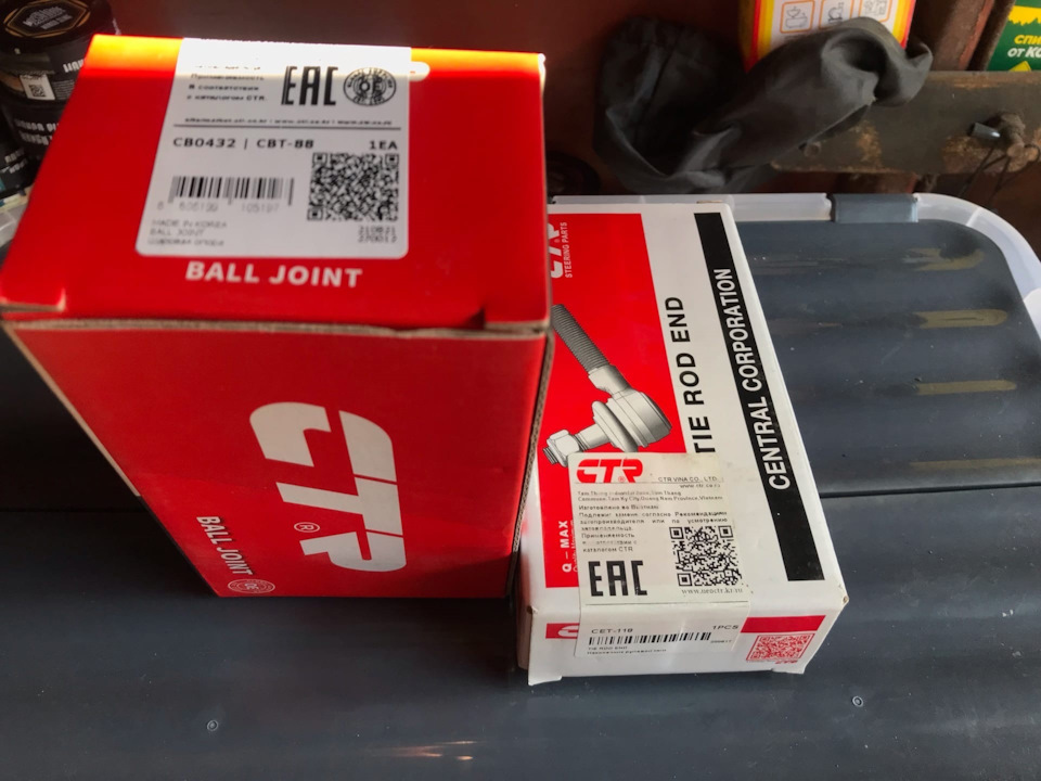 CTR CET-118 1шт — Lexus GX (UZJ120). Запчасти на фото: CET118, CB0432, CBT88
