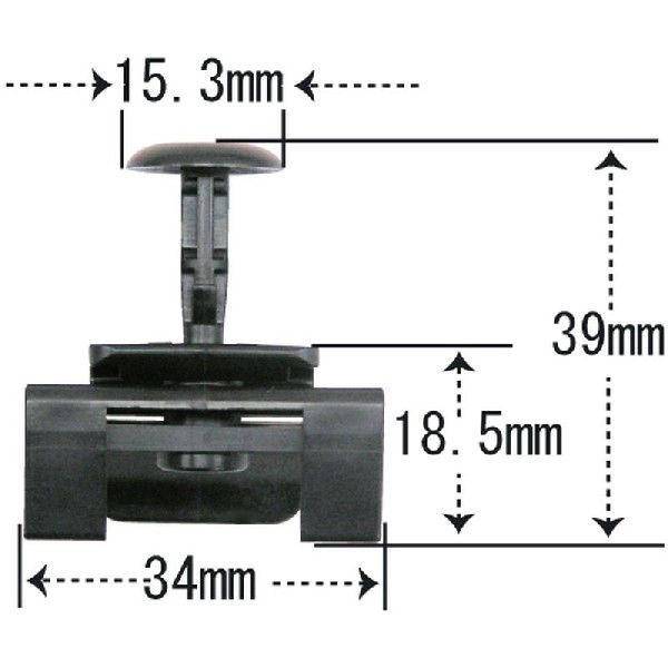 Toyota 53879-28010 Клипса крепежная подкрылка — Toyota RAV4 (III). Запчасти на фото: 5387928010