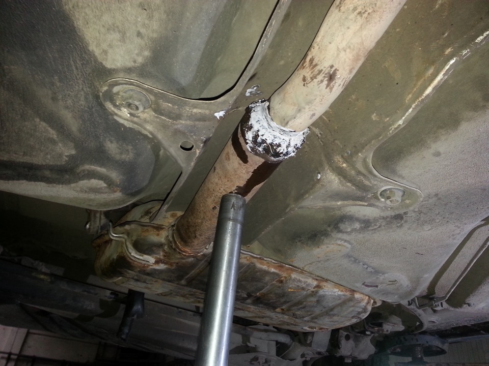 Замена глушителя. Ещё больше диодных ламп. — Volvo S70, 2,5 л, 1997 ...