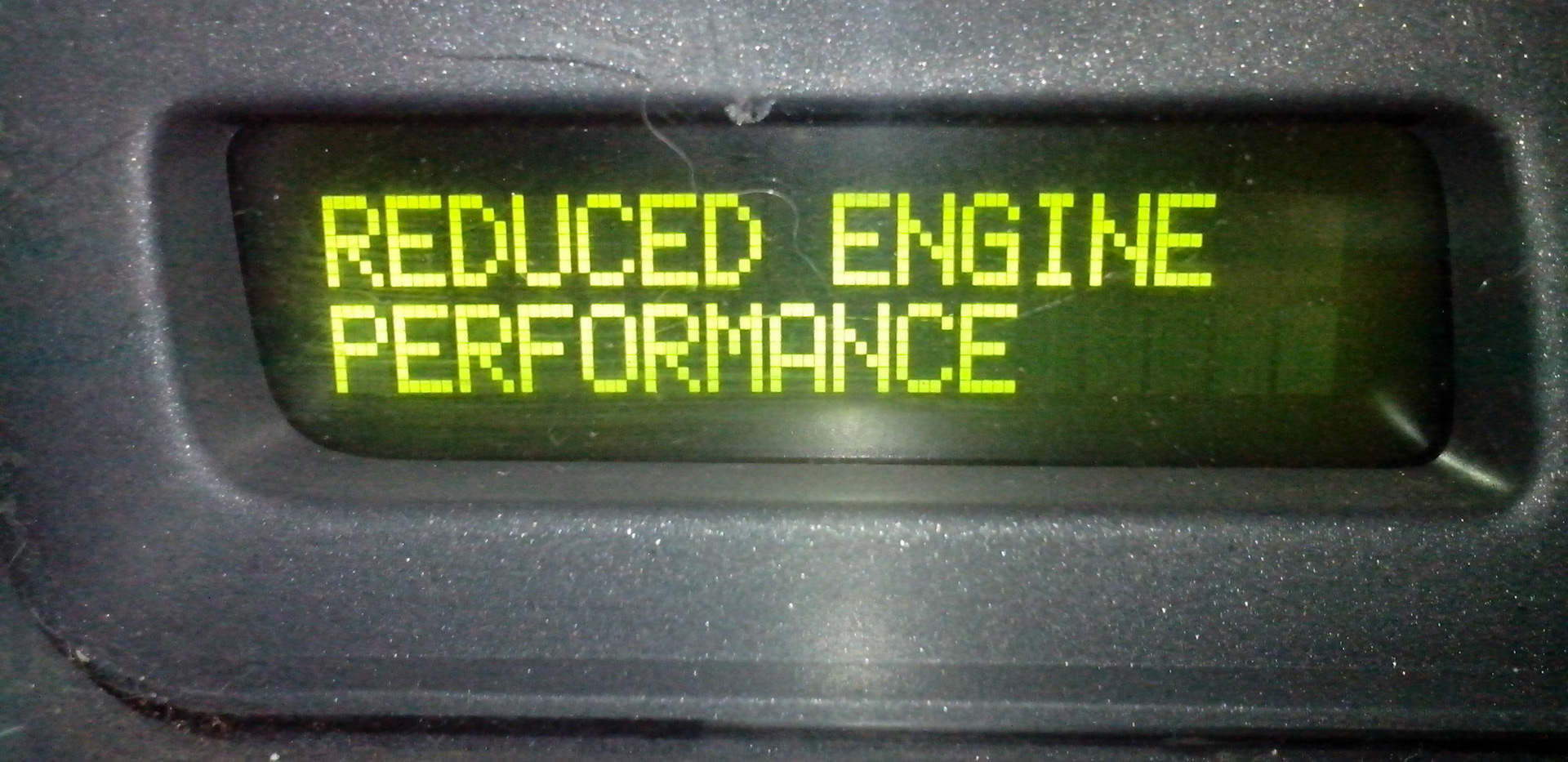 reduced engine performance 41