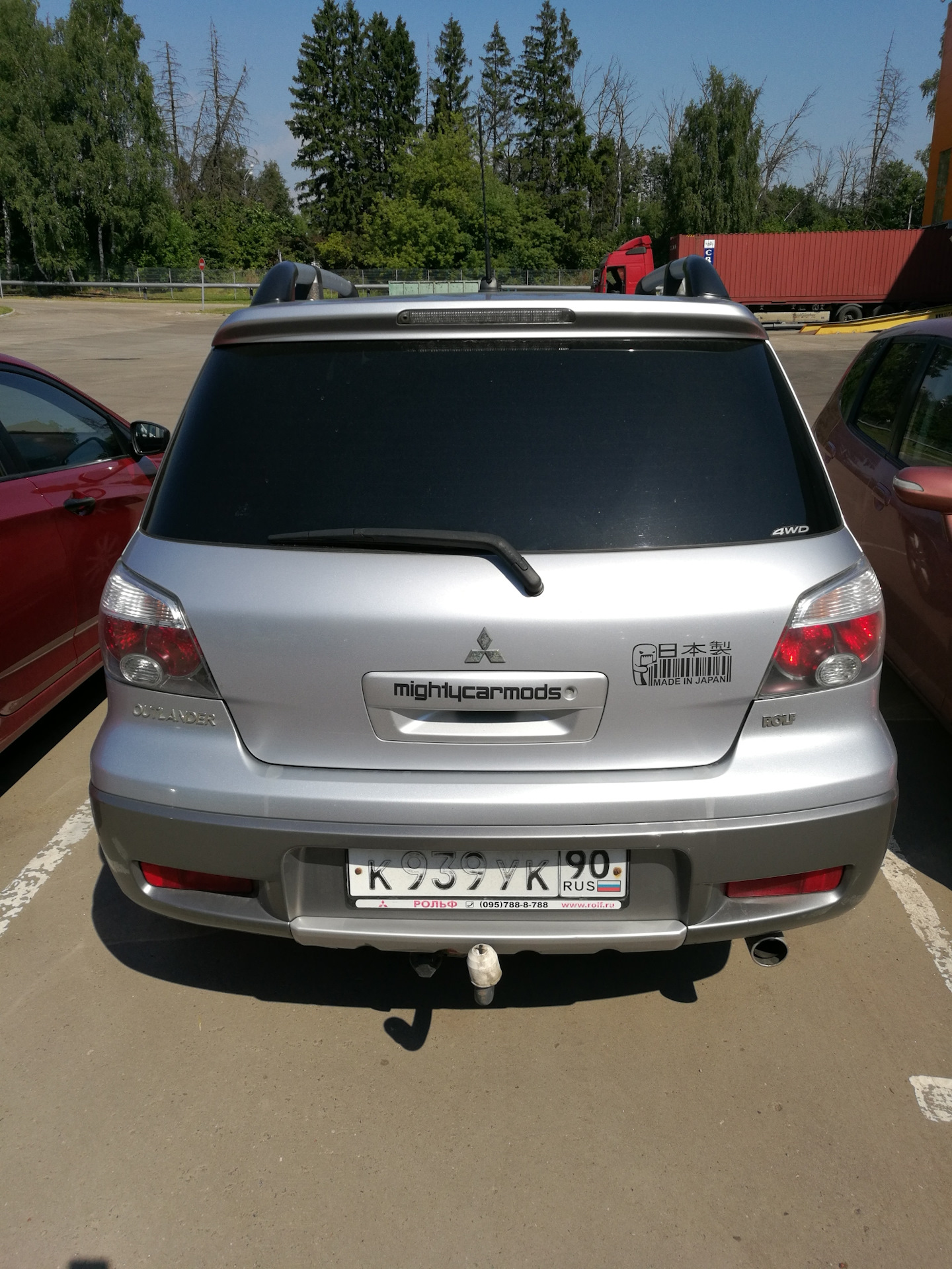 Резина на зиму. — Mitsubishi Outlander (1G), 2,4 л, 2005 года | шины ...