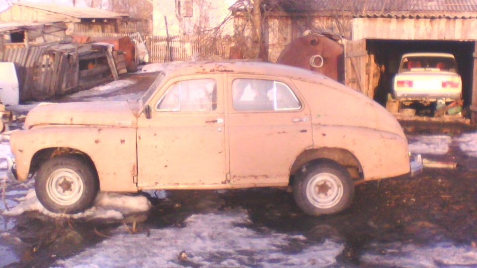 сломался стартер — ГАЗ М-20 Победа, 2,4 л., 1957 года | наблюдение | DRIVE2