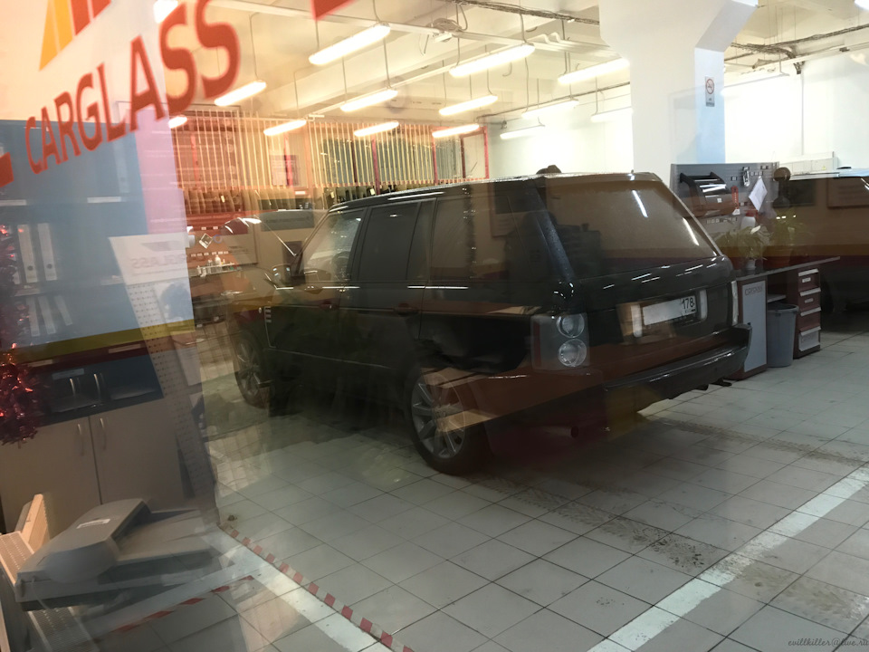 Прибыл на место установки лобаша — Land Rover Range Rover (3G)