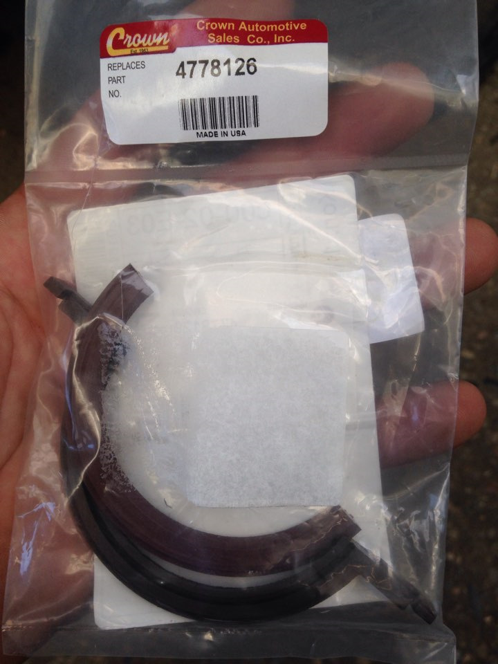 Замена заднего сальника на коленвале — Jeep Cherokee (XJ), 4 л, 1990 ...