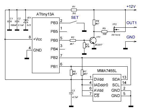 Схемы на attiny13 своими руками