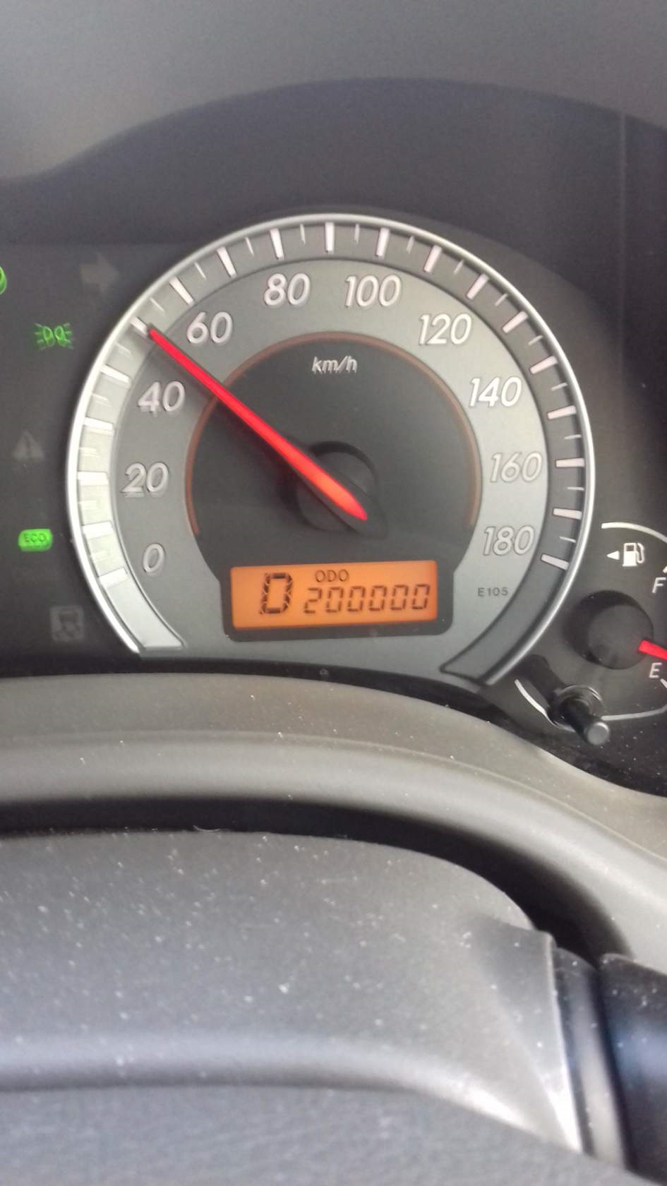 30. Пробег — Toyota Corolla Axio (E140), 1,5 л, 2009 года | просто так ...