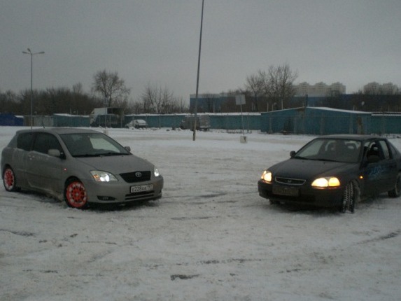 Winter fun gt photoset with Max aka fLaB Toyota Corolla 18 2002
