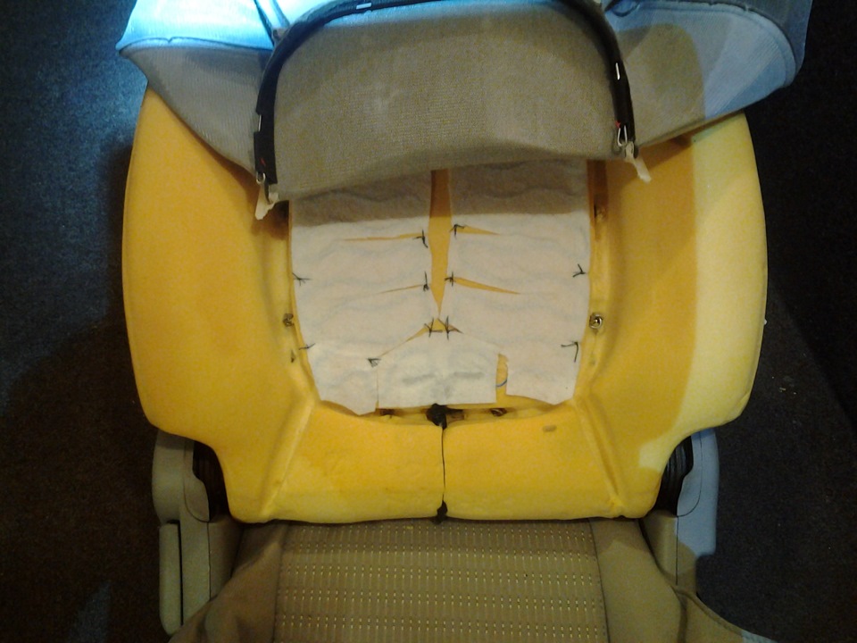 Ремонт обивки cerato, ремонт прожженных сидений, реставрация ...