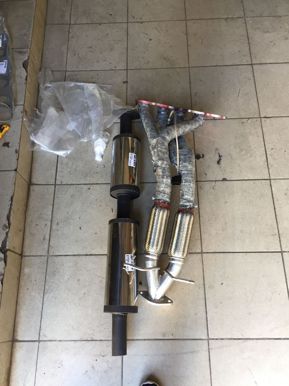 Выпускная система — Mazda 3 (1G) BK, 2 л, 2006 года | тюнинг | DRIVE2