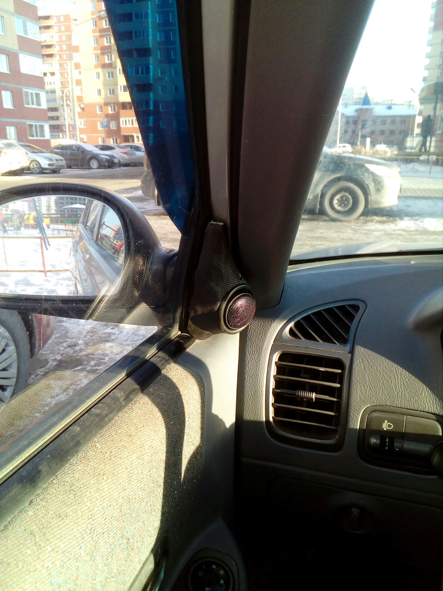 Писчалки в треугольники зеркал — Hyundai Accent (3G), 1,6 л, 2005 года ...
