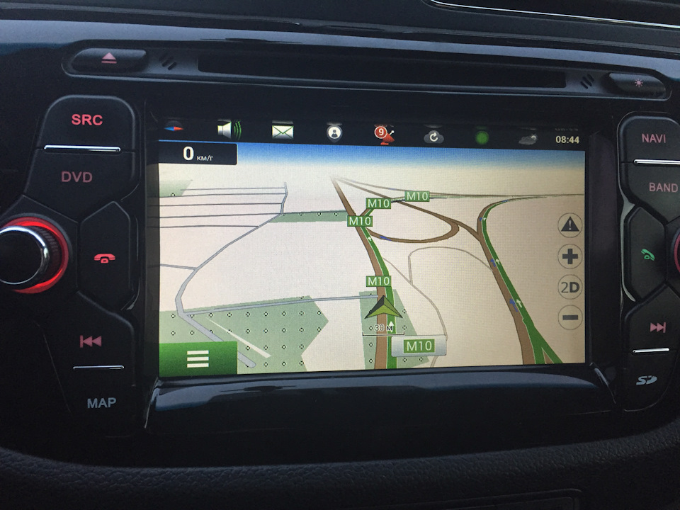 Навител с пробками — KIA Ceed SW (2G)