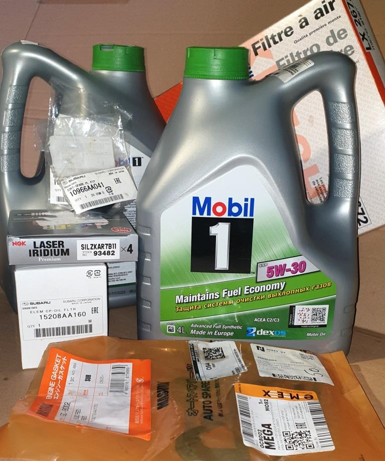 ЗАМЕНА МАНЖЕТ СВЕЧНЫХ КОЛОДЦЕВ И СВЕЧЕЙ. СМЕНА МАСЛА. — Subaru Forester ...