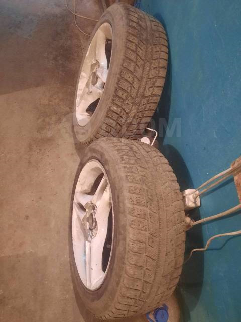 Шины зимние шипованные Kumho 195/55 R16, литые диски JAPAN 7Jx16 ET35 ...