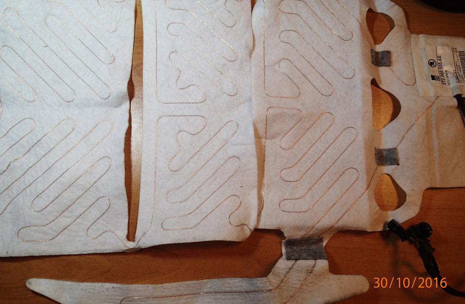 Замена термоэлемента подушки сиденья Skoda Superb — Skoda Superb Combi ...