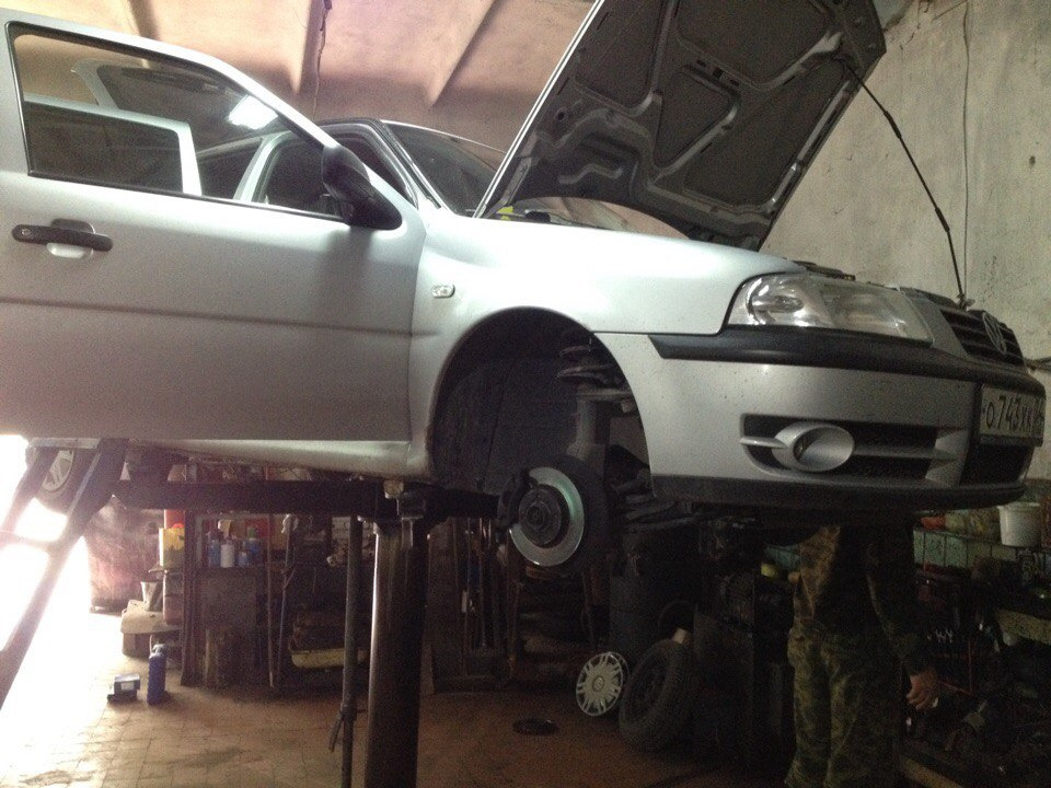 стуки при повороте руля и проезде мелких неровностей — Volkswagen ...