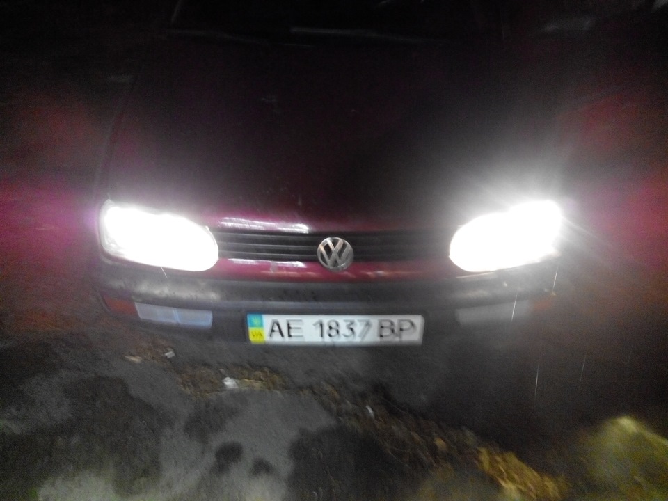 Новые старые фары) — Volkswagen Golf Mk3 GTI, 2 л, 1995 года ...