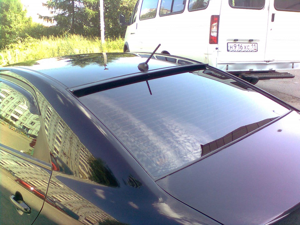 Спойлер заднего стекла — KIA Cerato (2G), 1,6 л, 2010 года | стайлинг ...