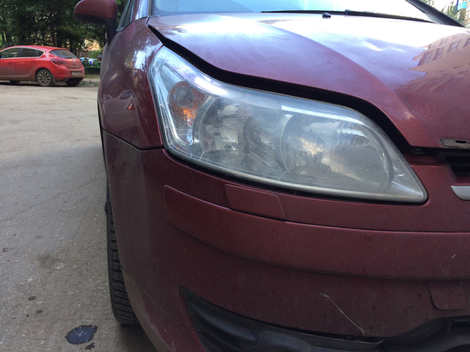 Починил фару и заменил габариты — Citroen C4 (1G), 1,6 л, 2008 года ...