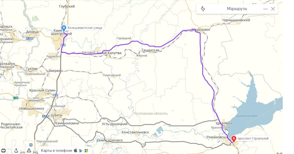 Карта константиновска ростовской