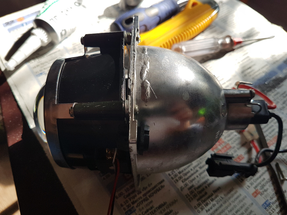 Очередная доработка китайских фар — Hyundai Tucson (JM), 2,7 л, 2006 ...