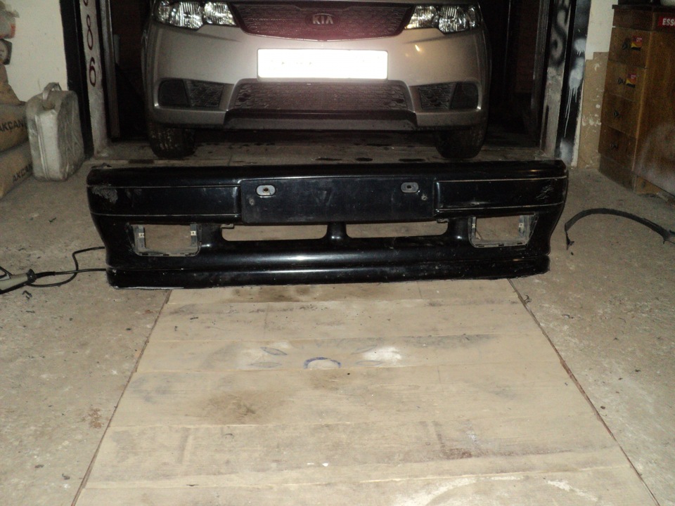 Ремонт треснушего бампера — Lada 2114, 1,6 л, 2007 года | кузовной ...