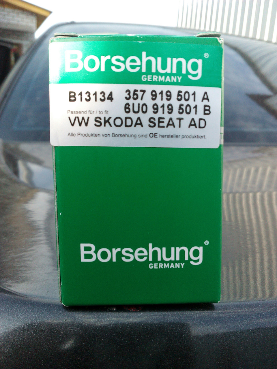 B13134 Датчик температуры охлаждающей жидкости Volkswagen BORSEHUNG ...