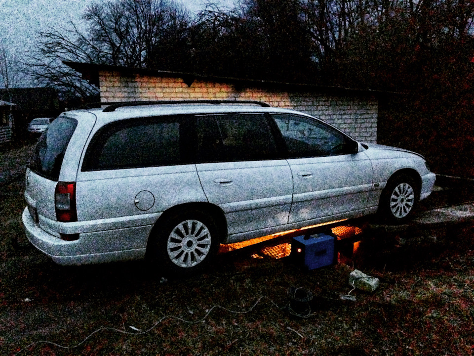 Вырезка катализатора — Opel Omega B, 3 л, 2001 года | своими руками ...