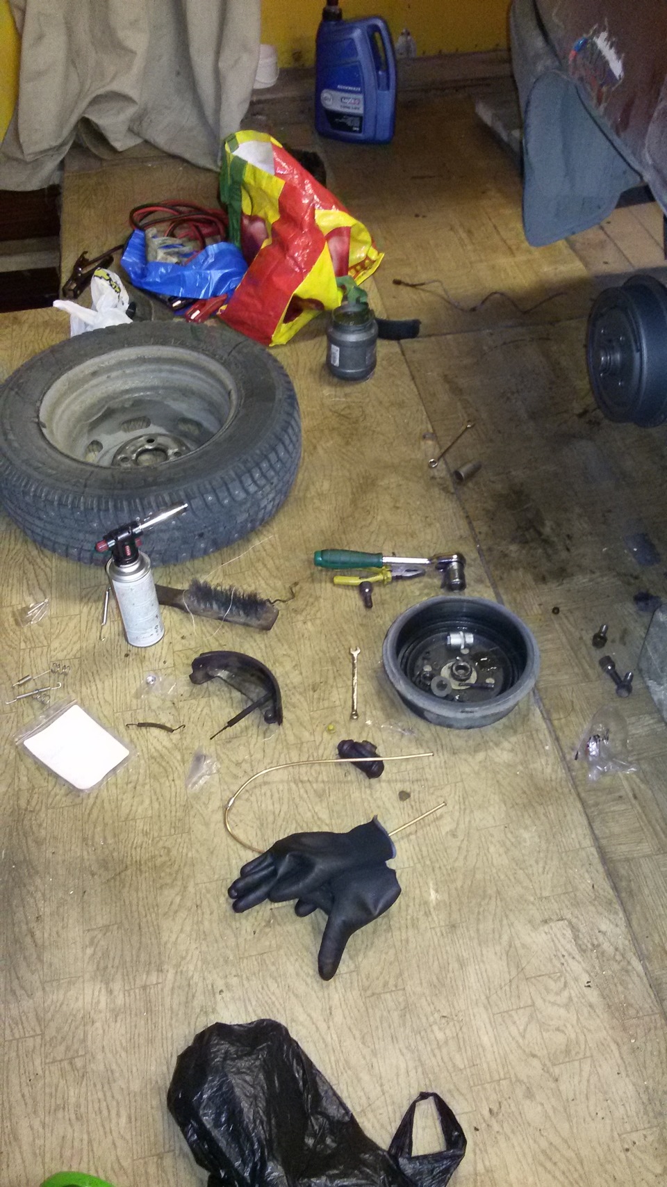 замена тормозных дисков и барабанов с колодками, торм.цилиндров — Opel ...