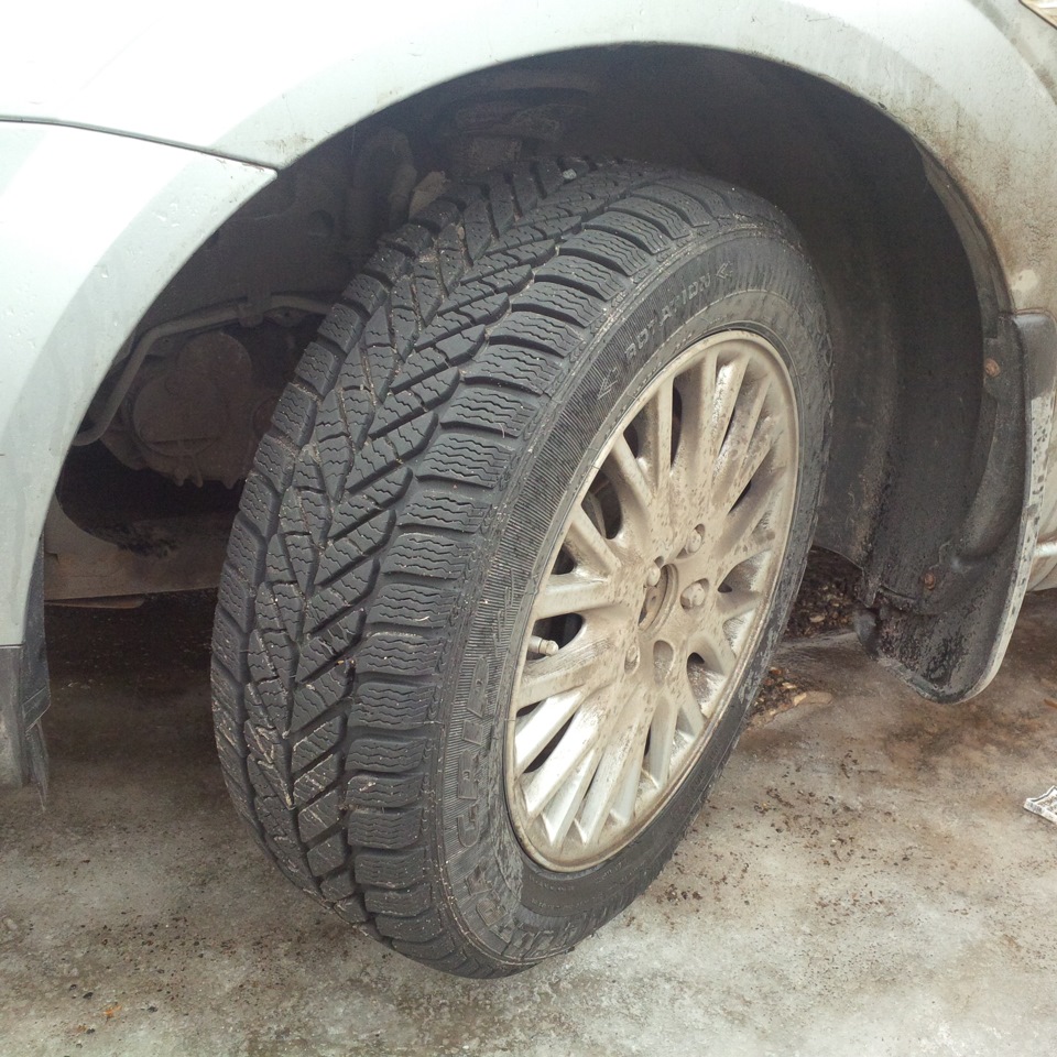 Новые зимние шины — Ford Mondeo III, 1,8 л, 2005 года | шины | DRIVE2