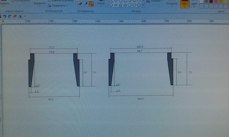 Чертеж колец в приборку! — Mercedes-Benz M-Class (W163), 3,2 л, 2000 ...