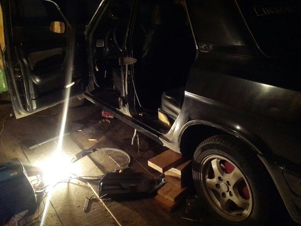 Замена порогов) — ГАЗ 3110, 2,2 л, 2002 года | кузовной ремонт | DRIVE2