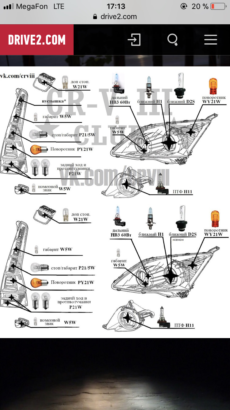 Лампа хонда срв. Лампочки Honda CR-V 3. Цоколи ламп Honda CR V 3.