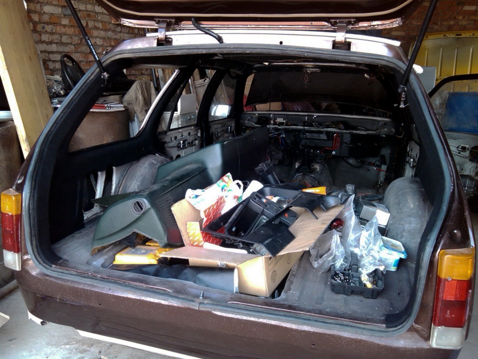 ну и общий вид на мой бардак))) — Opel Rekord E