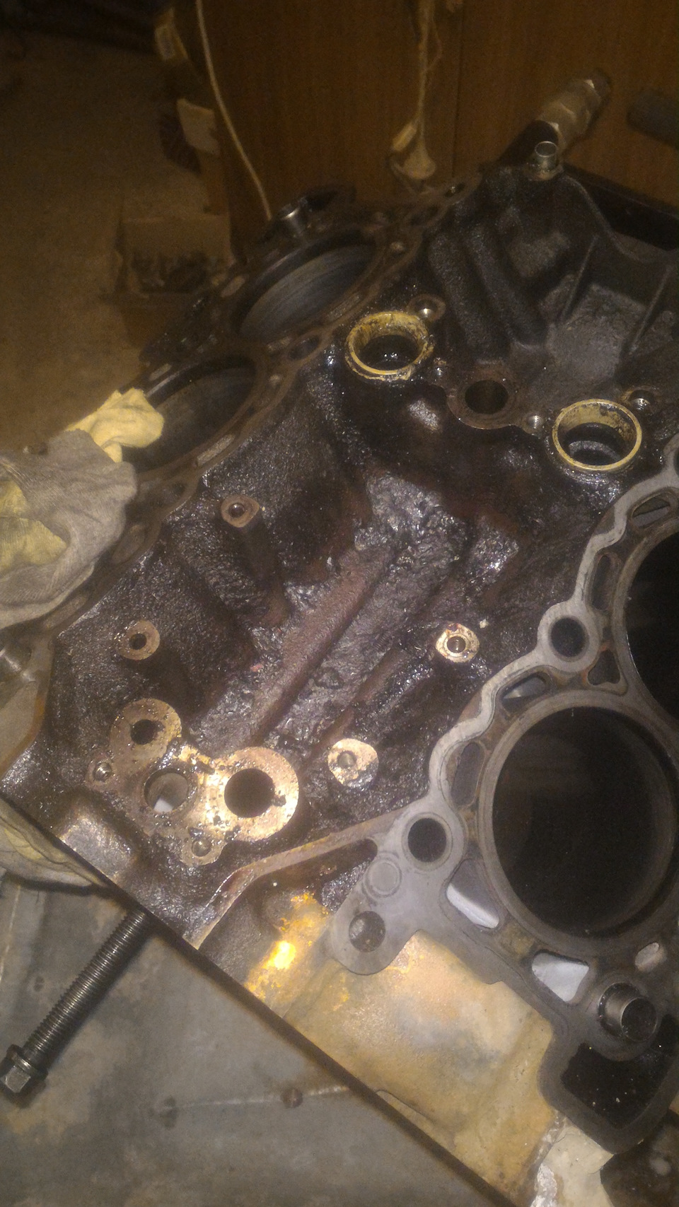 LR Discovery 3, отмывка двигателя — Land Rover Discovery III, 2,7 л ...