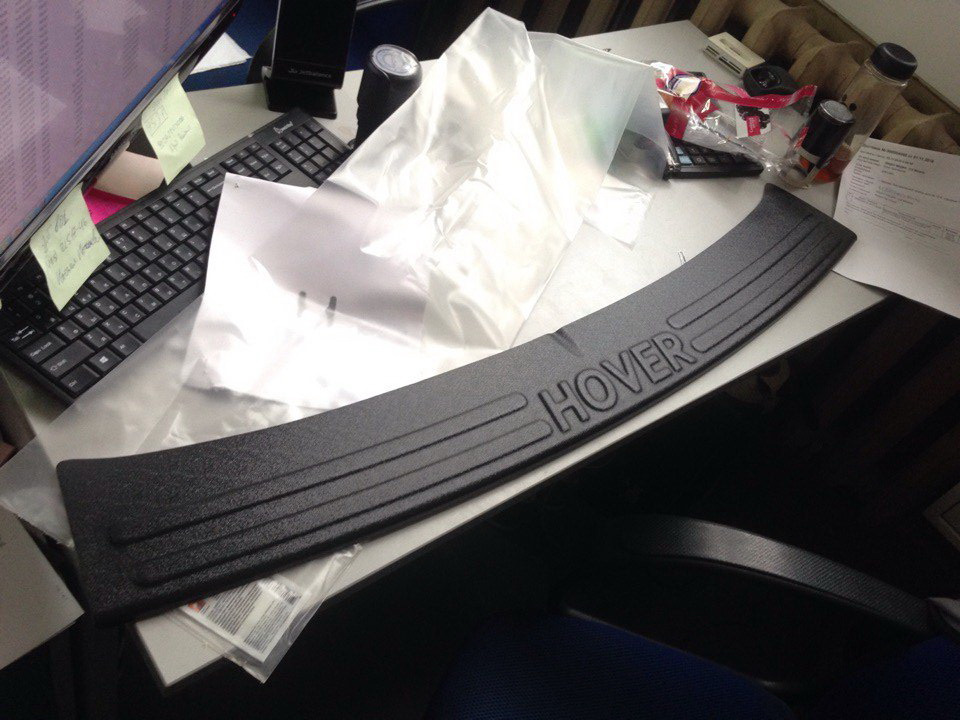 Прикупил накладку на задний бампер — DRIVE2