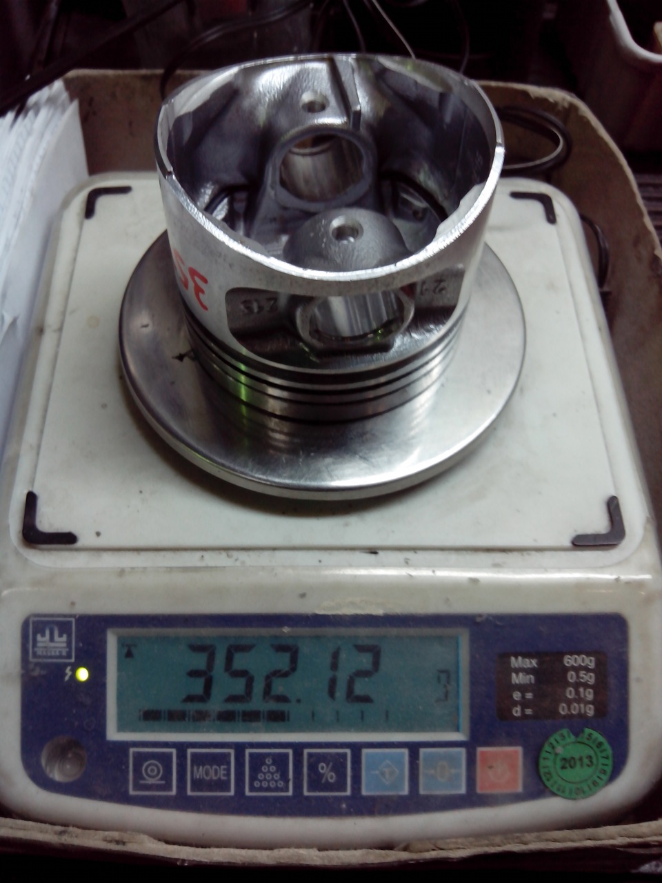 РАЗВЕСОВКА ПОРШНЕЙ — Lada 21124, 1,6 л, 2005 года | тюнинг | DRIVE2