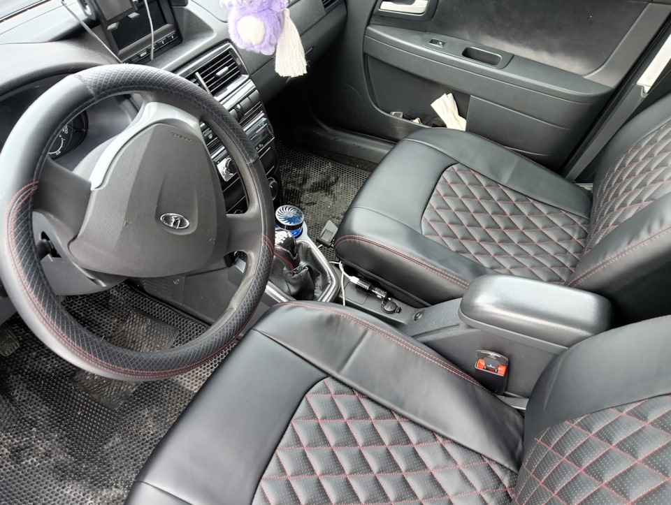 Чехлы — Lada Приора хэтчбек, 1,6 л, 2014 года | тюнинг | DRIVE2