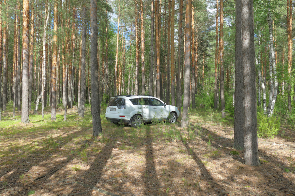 Поездка в Мещеру — Mitsubishi Outlander XL, 2,4 л, 2011 года ...