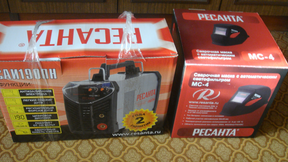 Сделал себя подарок на День Рождения, Сварочный Аппарат Ресанта САИ 190 ...