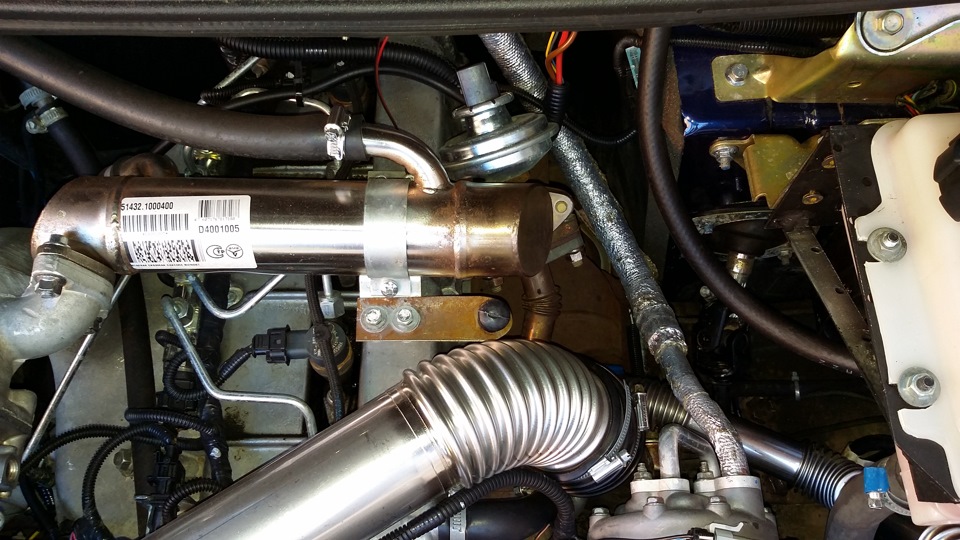 Небольшие доработки в моторном отсеке — УАЗ Patriot, 2,2 л, 2013 года ...