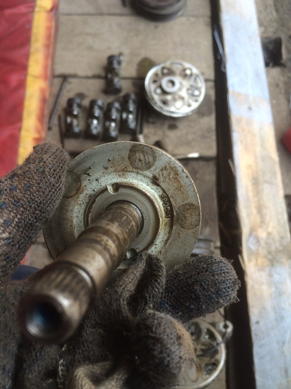 Снятие двигателя, клин компрессора кондиционера… — Chevrolet Spark ...