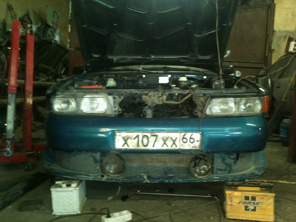 Установка бампера с ваз 2110 (тюнингованный) — Mitsubishi Galant (6G ...