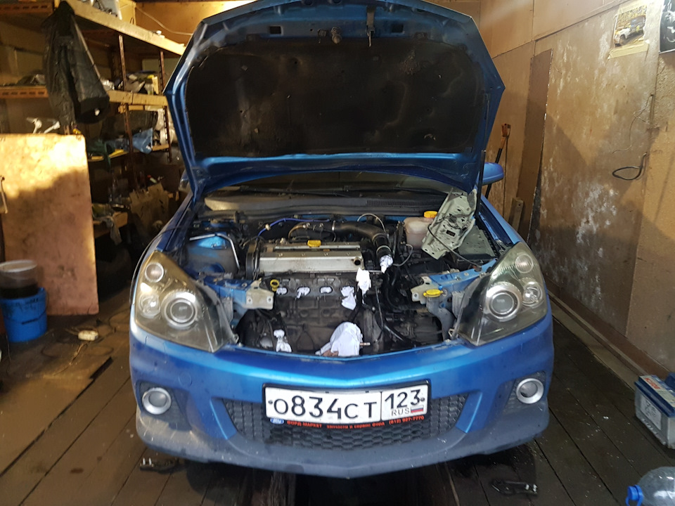 4# Замена прокладки выхлопного коллектора. — Opel Astra H OPC, 2 л ...