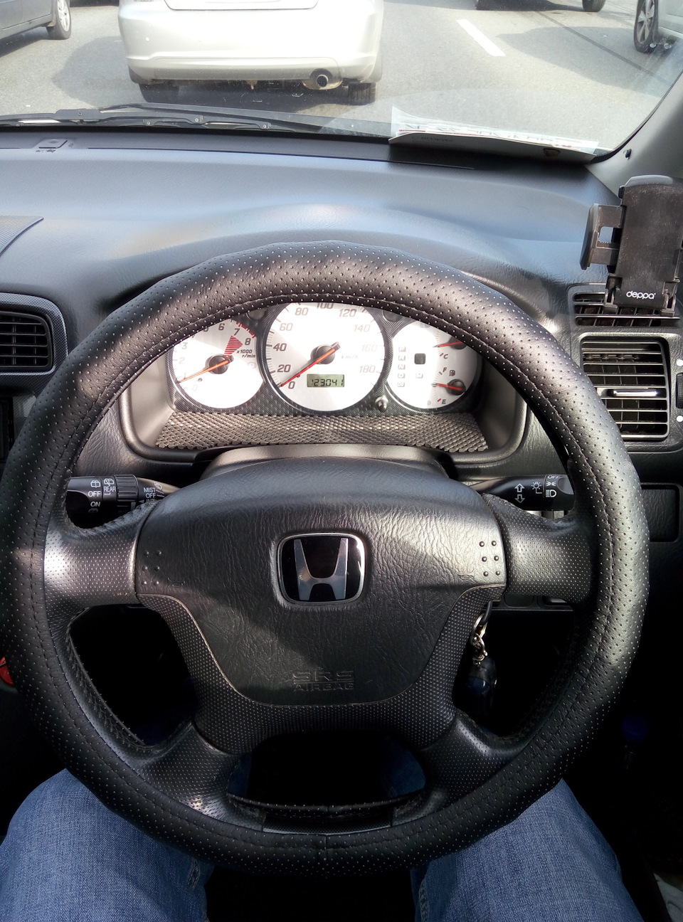 Как снять руль хонда стрим Оплетка на руль - Honda Stream (RN), 2 л, 2003 года аксессуары DRIVE2